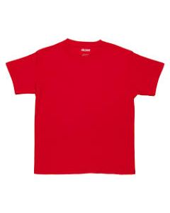 Plain Tshirt-Red-XL